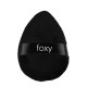 Foxy Βελουτέ Απαλό Σφουγγάρι Πούδρας Οβάλ Μαύρο
