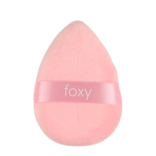 Foxy Βελουτέ Απαλό Σφουγγάρι Πούδρας Οβάλ Ροζ