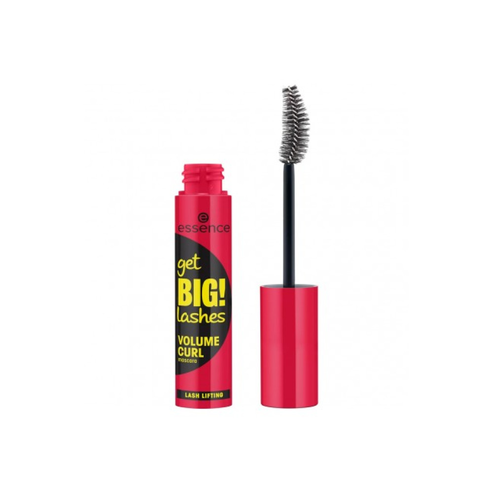 Essence Get BIG! Μαύρη Μάσκαρα Βλεφαρίδων Όγκου & Καμπύλης