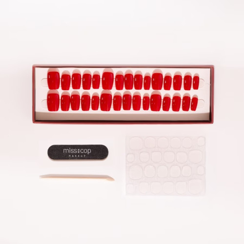 Miss Cop UV Effect Adhesive Nails Kit - Αυτοκόλλητα Νύχια 3 Σετ - 01 Κόκκινο Miss Cop UV Effect Adhesive Nails Kit - Αυτοκόλλητα Νύχια 3 Σετ - 01 Κόκκινο