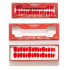 Miss Cop UV Effect Adhesive Nails Kit - Αυτοκόλλητα Νύχια 3 Σετ - 01 Κόκκινο