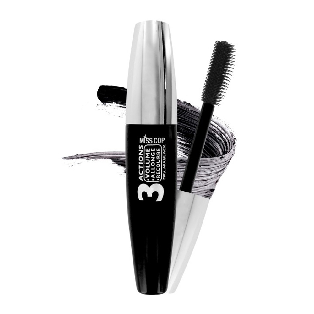 Miss Cop 3 Actions Mascara Μαύρη