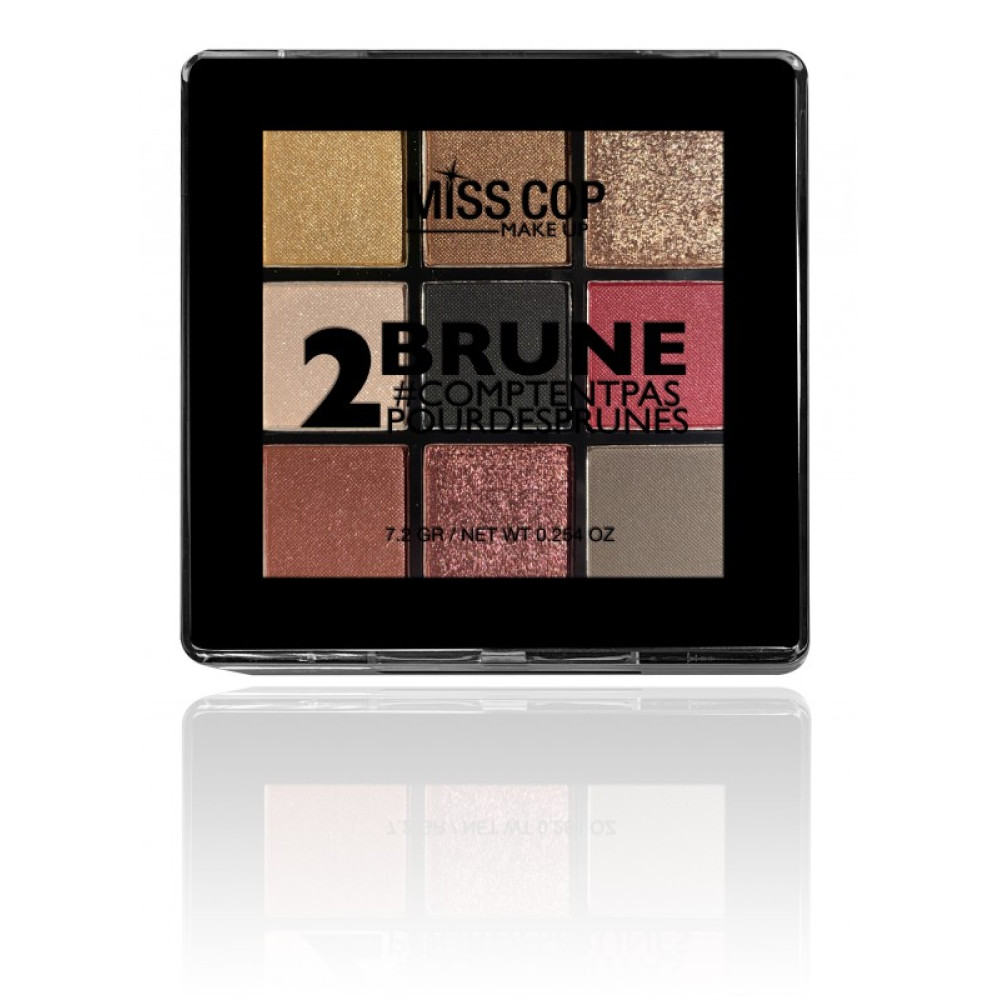 Miss Cop Παλέτα Σκιών Make Up Kit 02 Brune