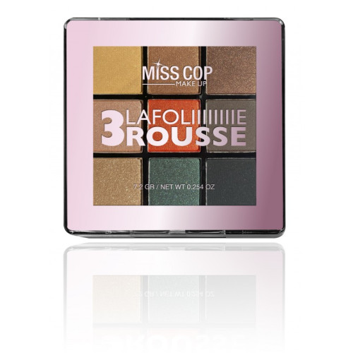 Miss Cop Παλέτα Σκιών Make Up Kit 03 Rousse