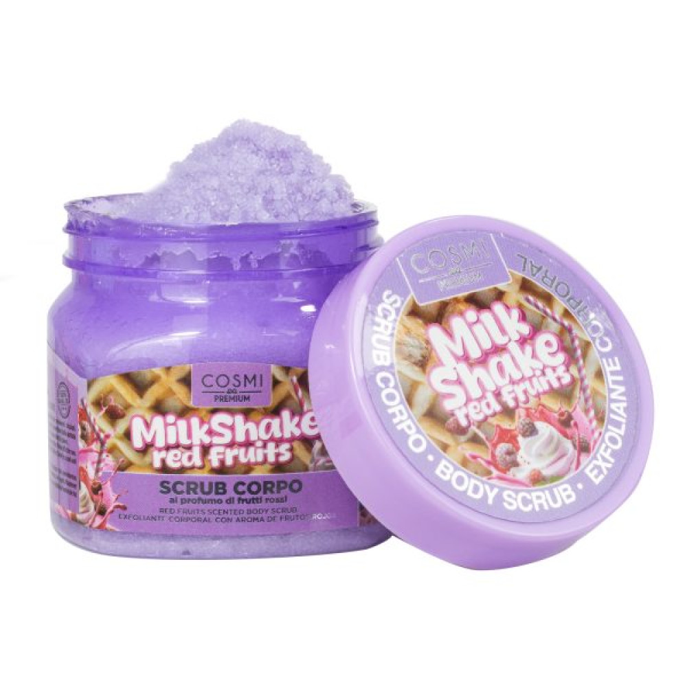 Cosmi Premium Milkshake Red Fruits Body Scrub 170gr.
