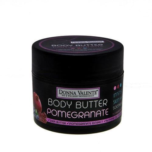 Donna Valente Body Butter Mε Bούτυρο Kαριτέ & Eκχύλισμα Από Ρόδι - 210ml