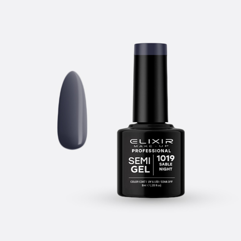 Elixir Ημιμόμιμο βερνίκι 8ml – #1019 (Sable Night)