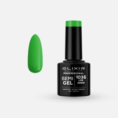Elixir Ημιμόνιμο βερνίκι 8ml – #1035 (Lime Green)