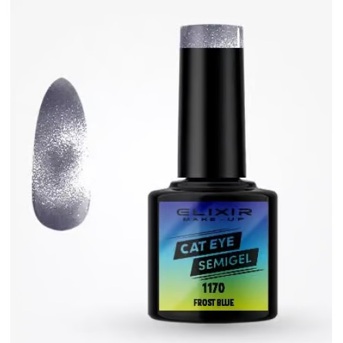 Elixir Ημιμόνιμο βερνίκι Cat Eye 8ml – #1170 (Frost Blue)