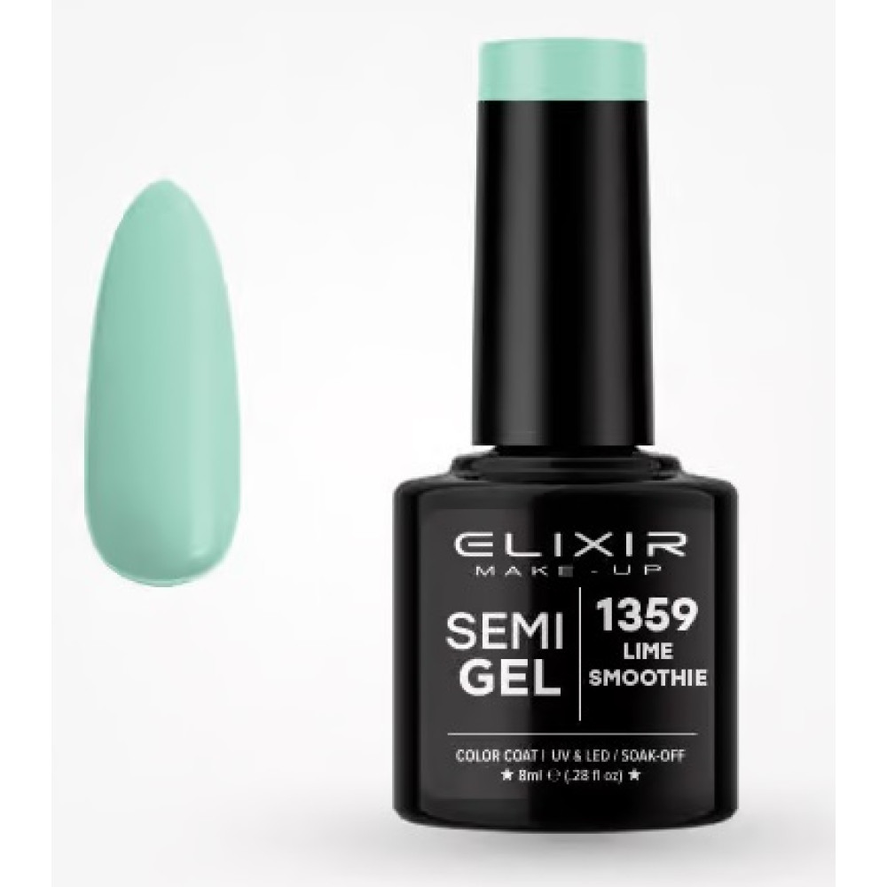 Elixir Ημιμόνιμο βερνίκι 8ml – #1359 (Lime Smoothie)