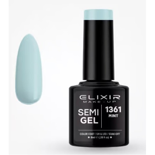 Elixir Ημιμόνιμο βερνίκι 8ml – #1361 (Mint)