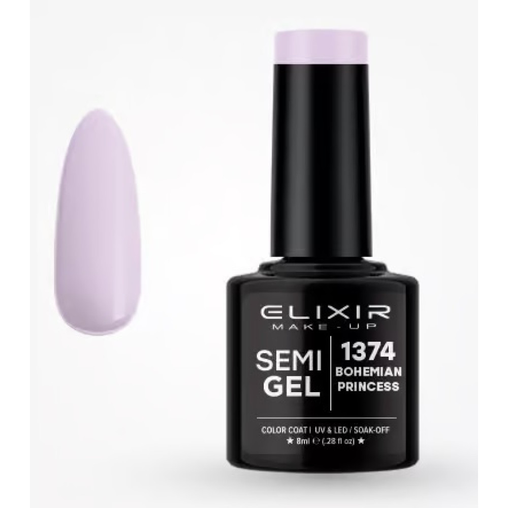 Elixir Ημιμόνιμο βερνίκι 8ml – #1374 (Bohemian Princess)