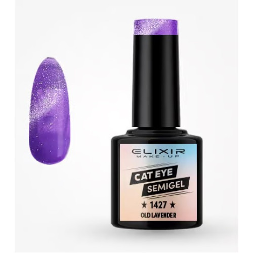 Elixir Ημιμόνιμο βερνίκι Cat Eye 8ml – #1427 (Old Lavender)
