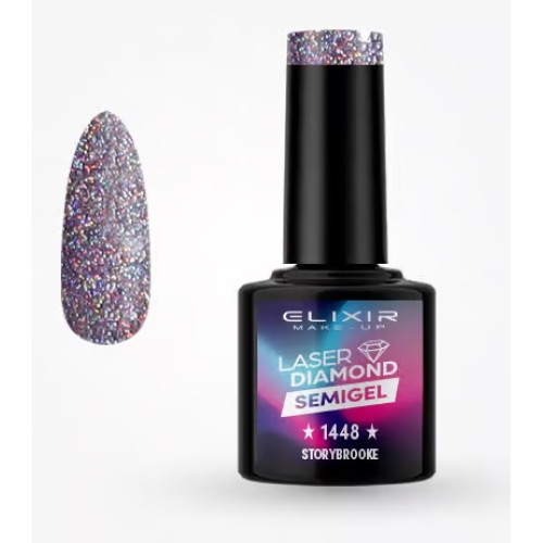 Elixir Ημιμόνιμο βερνίκι Laser Diamond 8ml – #1448 (Storybrooke)