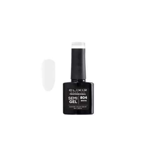 Elixir Ημιμόνιμο βερνίκι 8ml – #804 (White)