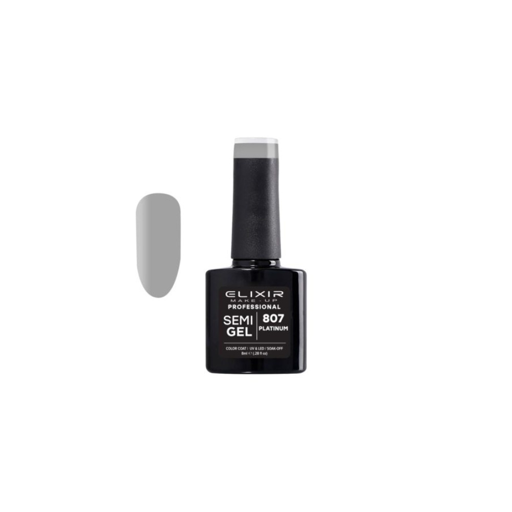 Elixir Ημιμόνιμο βερνίκι 8ml – #807 (Platinum)
