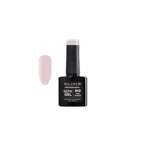 Elixir Ημιμόνιμο βερνίκι 8ml – #810 (Pink Pearle)