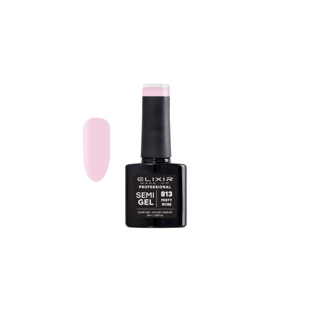 Elixir Ημιμόνιμο βερνίκι 8ml – #813 (Misty rose)