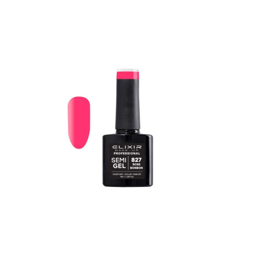 Elixir Ημιμόνιμο βερνίκι 8ml – #827 (Rose Bonbon)