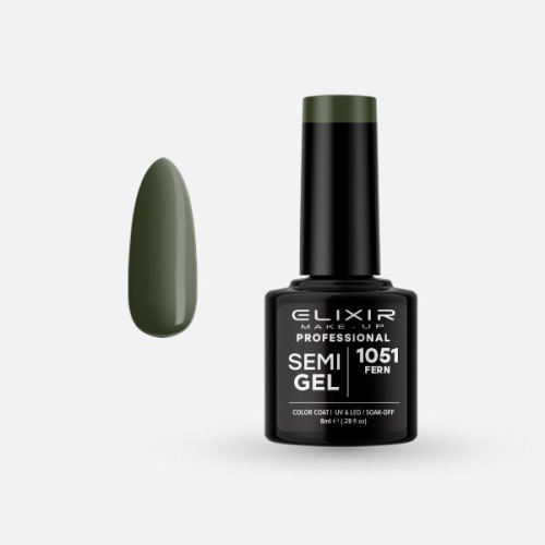 Elixir Ημιμόνιμο βερνίκι 8ml – #1051 (Fern)