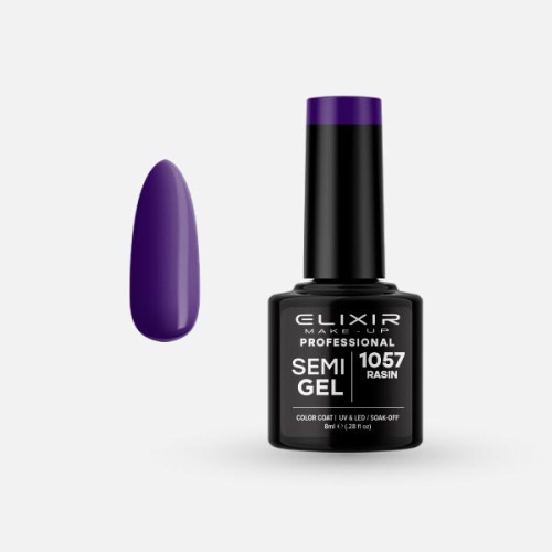 Elixir Ημιμόνιμο βερνίκι 8ml – #1057 (Rasin)