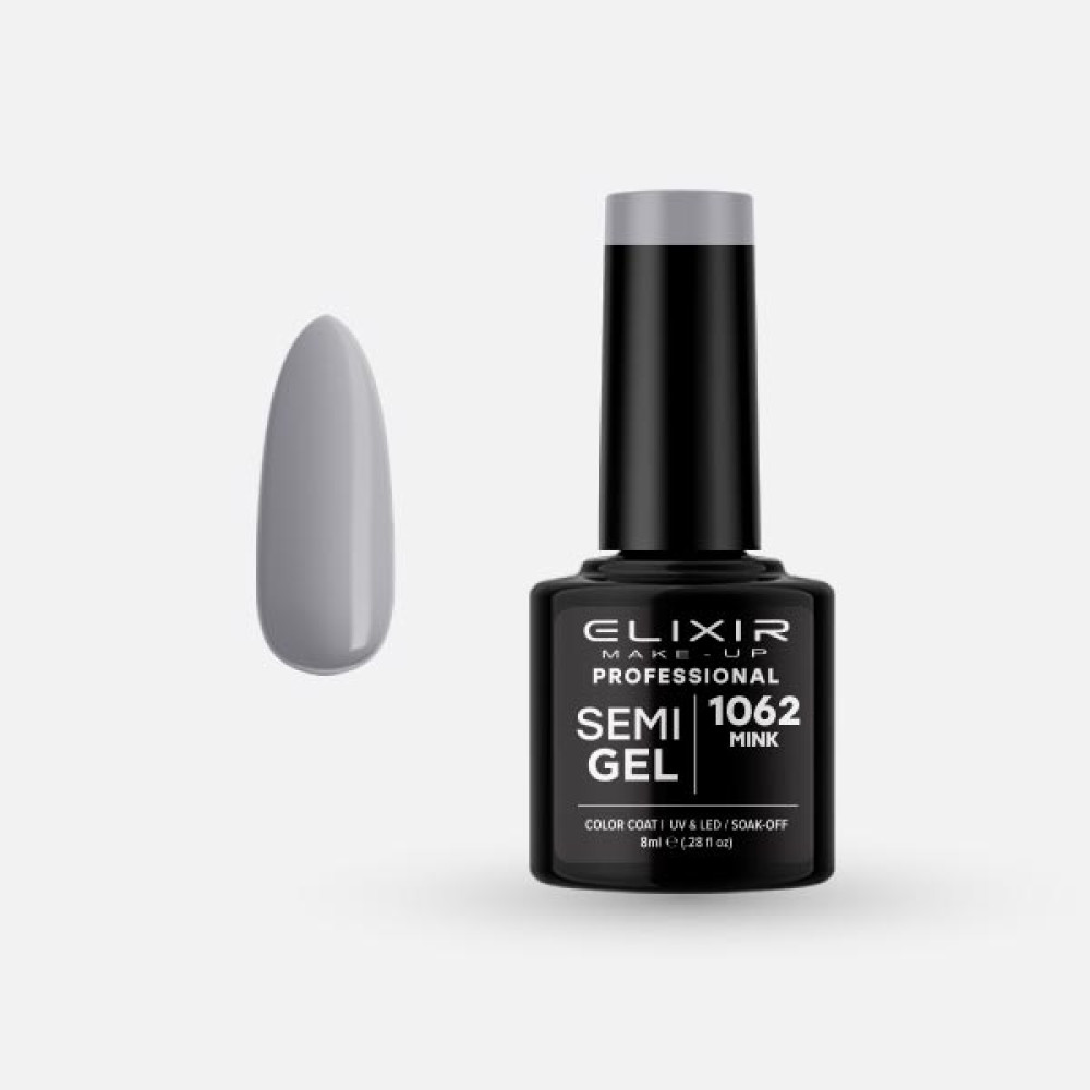 Elixir Ημιμόνιμο βερνίκι 8ml – #1062 (Mink)