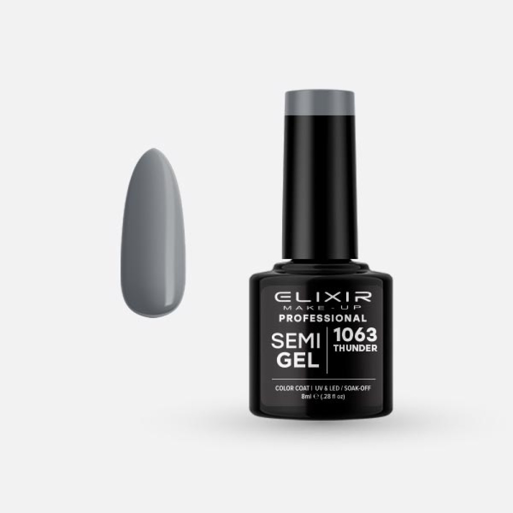 Elixir Ημιμόνιμο βερνίκι 8ml – #1063 (Thunder)