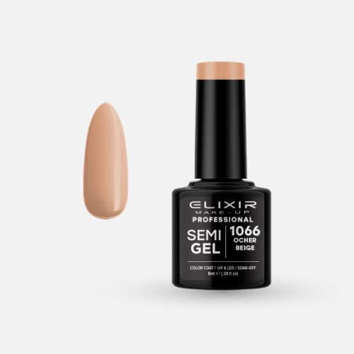 Elixir Ημιμόνιμο βερνίκι 8ml – #1066 (Ocher Beige)