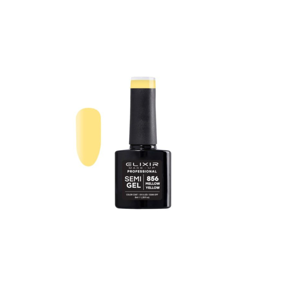 Elixir Ημιμόνιμο βερνίκι 8ml – #856 (Mellow Yellow)