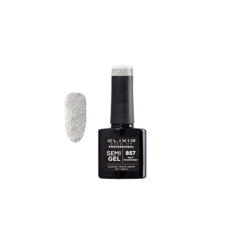 Elixir Ημιμόνιμο βερνίκι 8ml – #857 (Multi Transparent)
