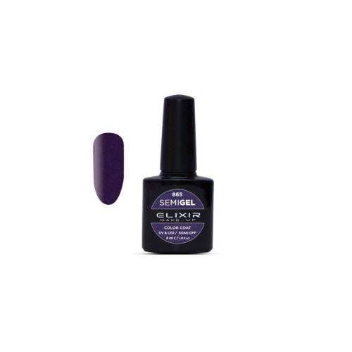 Elixir Ημιμόνιμο βερνίκι 8ml – #865 (Metallic Japanese Violet)
