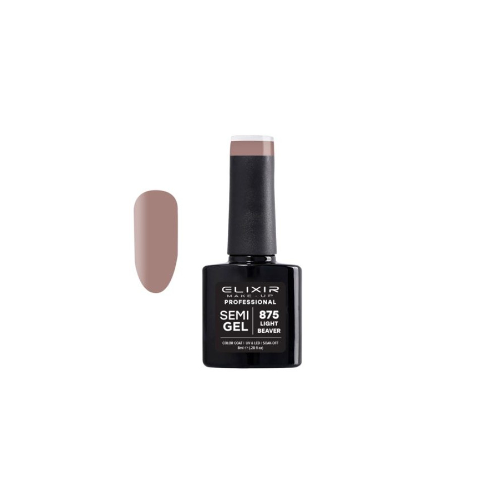 Elixir Ημιμόνιμο βερνίκι 8ml – #875 (Light Beaver)