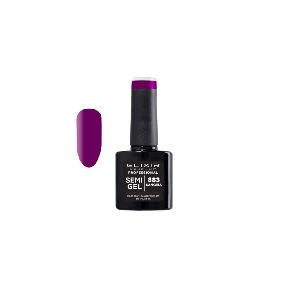Elixir Ημιμόνιμο βερνίκι 8ml – #883 (Sangria)