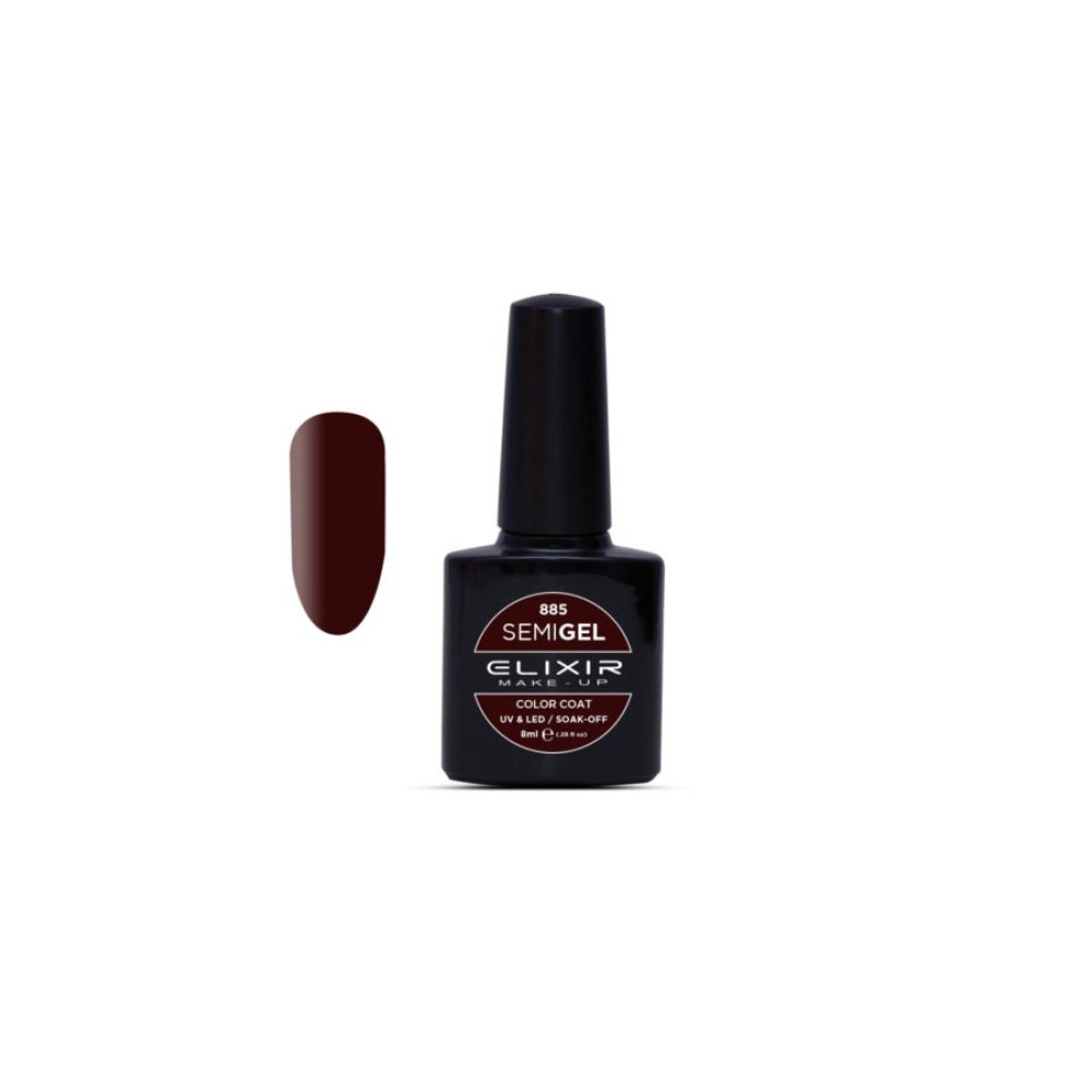 Elixir Ημιμόνιμο βερνίκι 8ml – #885 (Merlot)