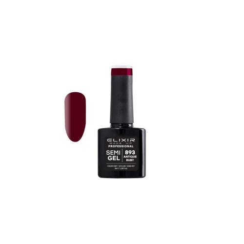 Elixir Ημιμόνιμο βερνίκι 8ml – #893 (Antique Ruby)