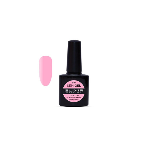 Elixir Ημιμόνιμο βερνίκι 8ml – #910 (Rose Pink)