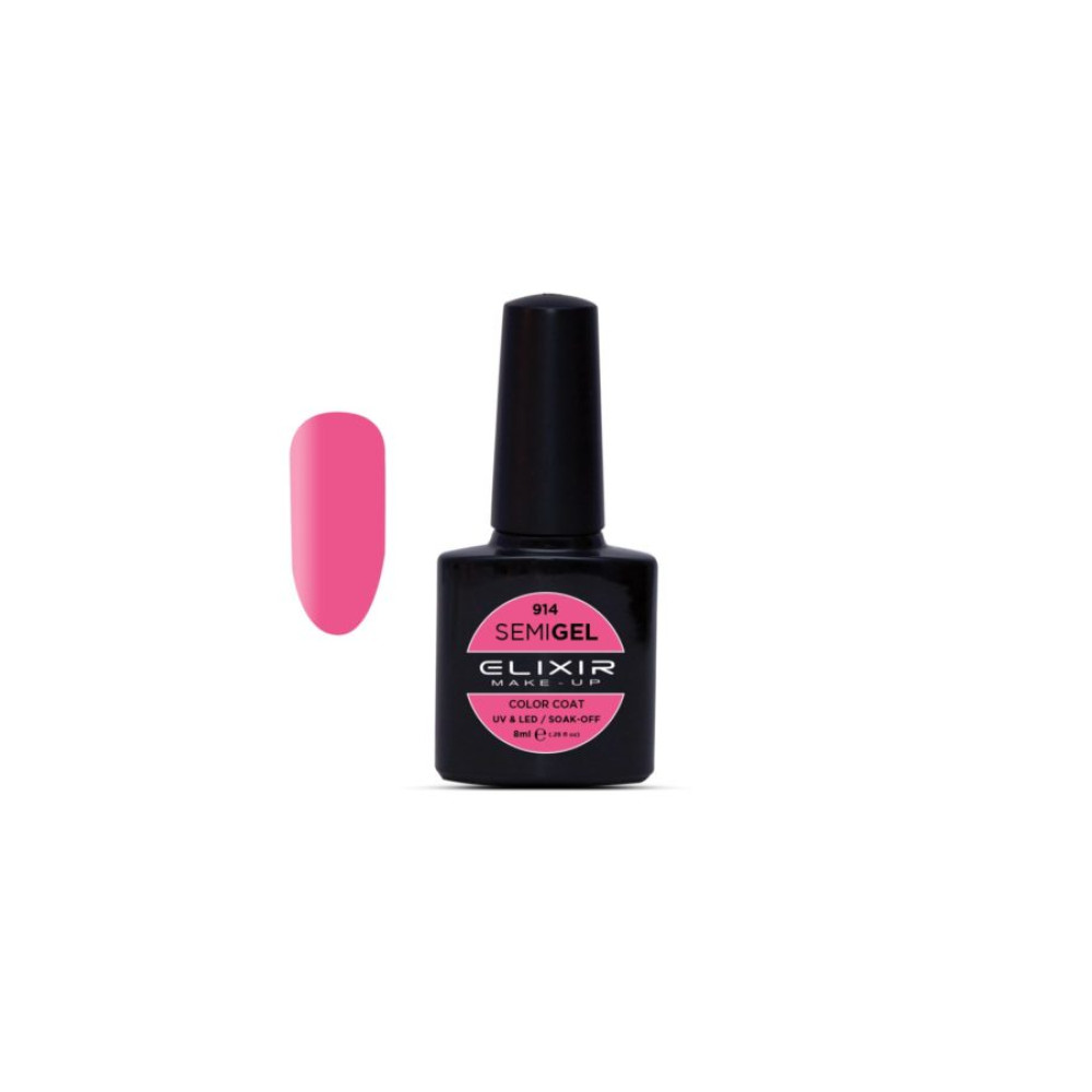 Elixir Ημιμόνιμο βερνίκι 8ml – #914 (Antique Pink)