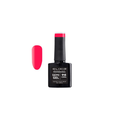 Elixir Ημιμόνιμο βερνίκι 8ml – #915 (Coral)