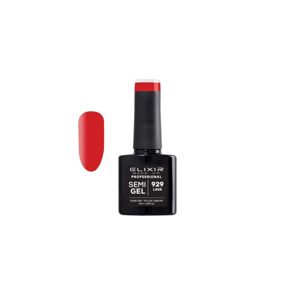 Elixir Ημιμόνιμο βερνίκι 8ml – #929 (Lava)