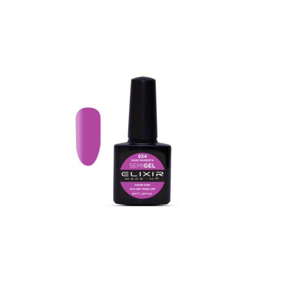 Elixir Ημιμόνιμο βερνίκι 8ml – #934 (Dark Magenta)