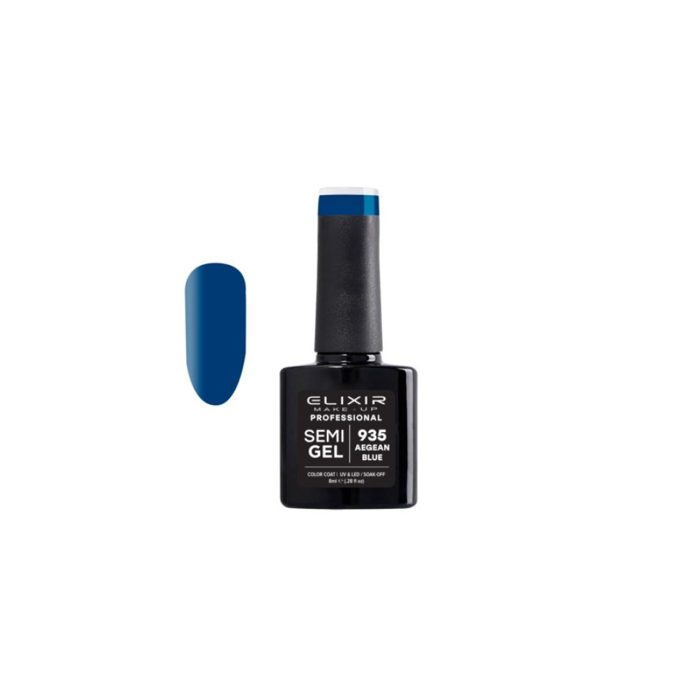 Elixir Ημιμόνιμο βερνίκι 8ml – #935 (Aegean Blue)