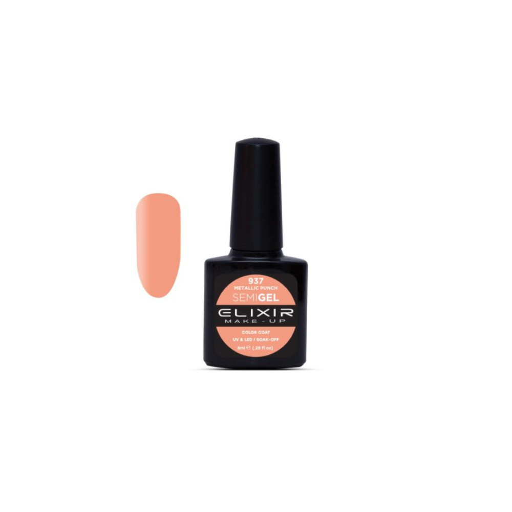 Elixir Ημιμόνιμο βερνίκι 8ml – #937 (Metallic Punch)