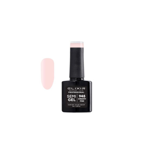 Elixir Ημιμόνιμο βερνίκι 8ml – #945 (Creamy Pink)