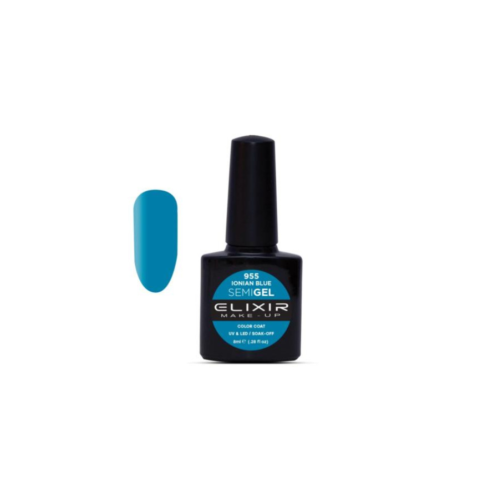 Elixir Ημιμόνιμο βερνίκι 8ml – #955 (Ionian Blue)