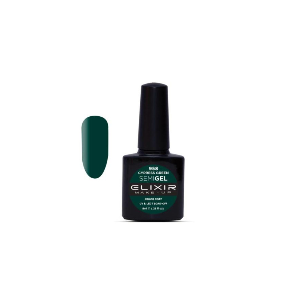 Elixir Ημιμόνιμο βερνίκι 8ml – #958 (Cypress Green)