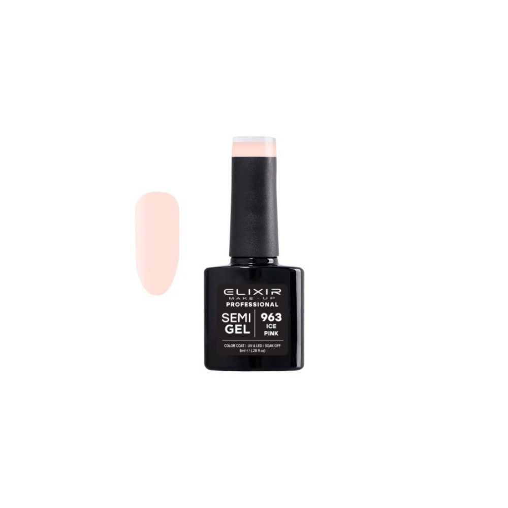 Elixir Ημιμόνιμο βερνίκι 8ml – #963 (Ice Pink)