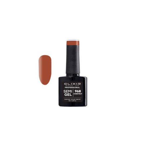 Elixir Ημιμόνιμο βερνίκι 8ml – #968 (Chestnut)
