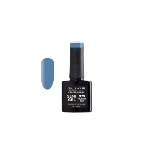 Elixir Ημιμόνιμο βερνίκι 8ml – #979 (Prusian Blue)