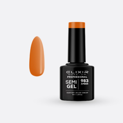 Elixir Ημιμόνιμο βερνίκι 8ml – #983 (Amber)