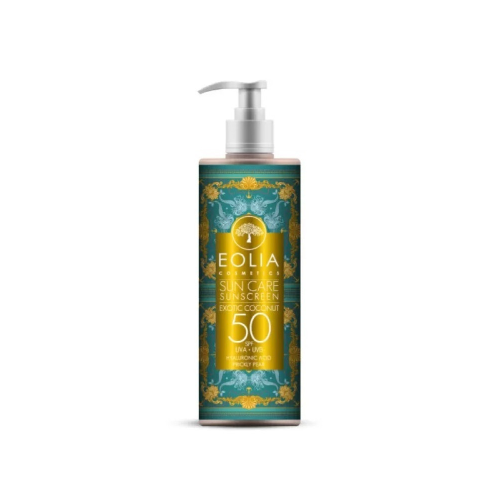 Eolia Sun Care Sunscreen SPF50 200ml - Exotic Coconut Eolia Sun Care Sunscreen SPF50 200ml - Exotic Coconut